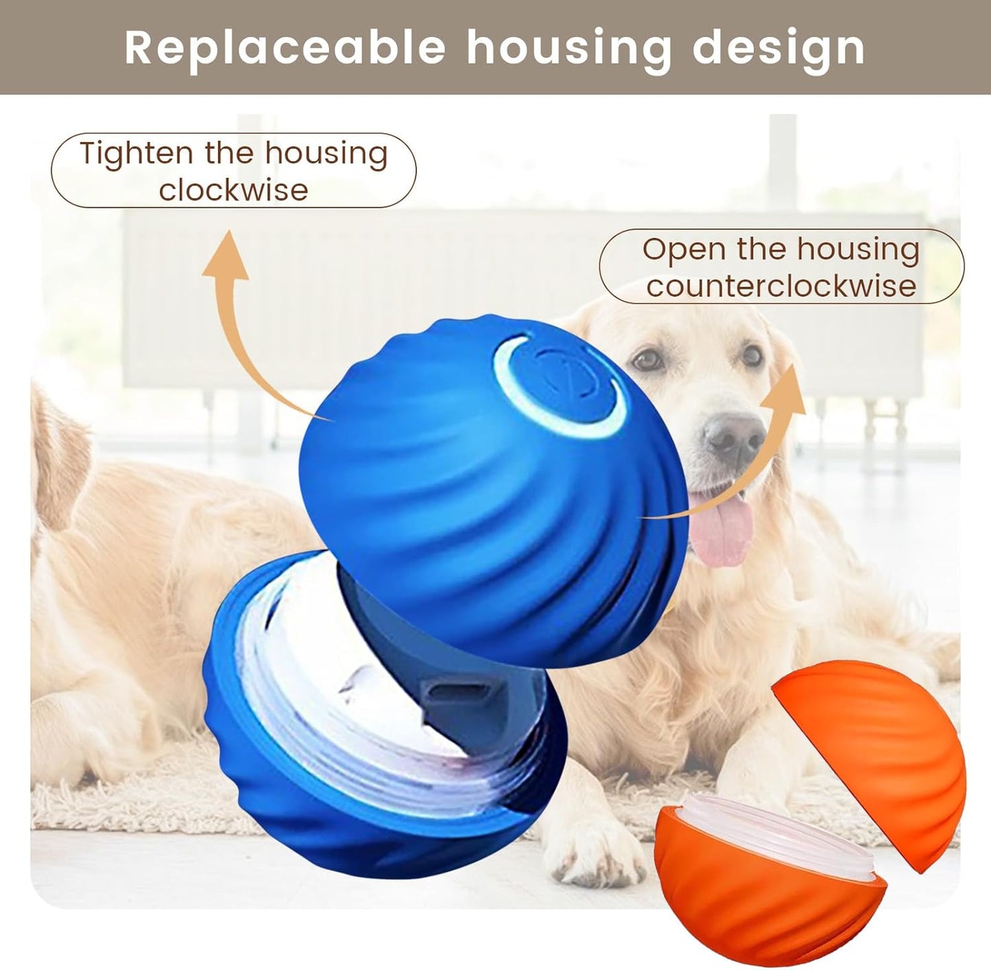 Automatic Smart Moving Ball 🎾 (Dog Toy)