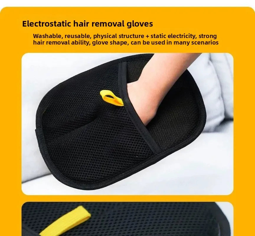 FurSwipe™ 🧲 🐱 Electrostatic Hair Remover Mitt