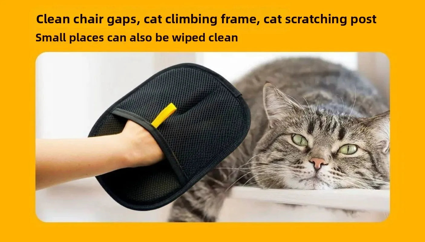 FurSwipe™ 🧲 🐱 Electrostatic Hair Remover Mitt