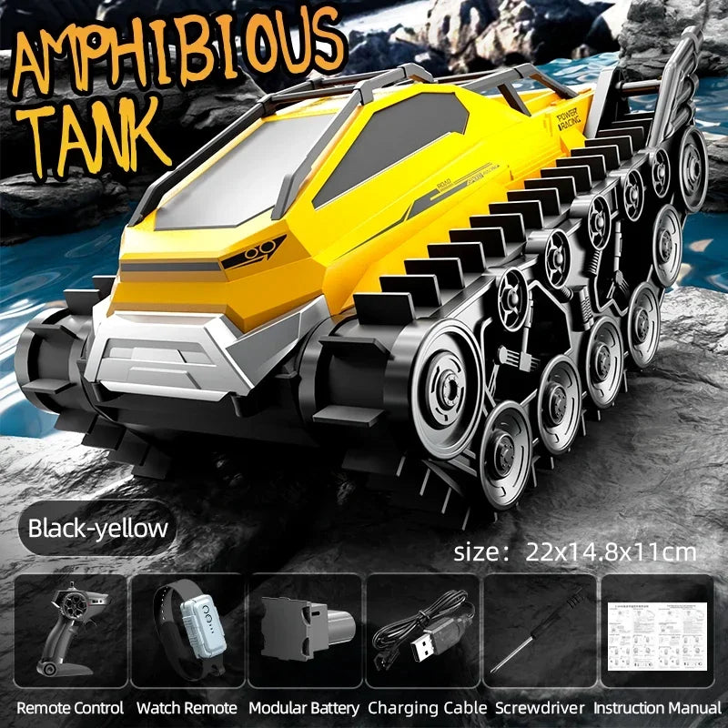 RC Amphibious Tank Car 🏎️