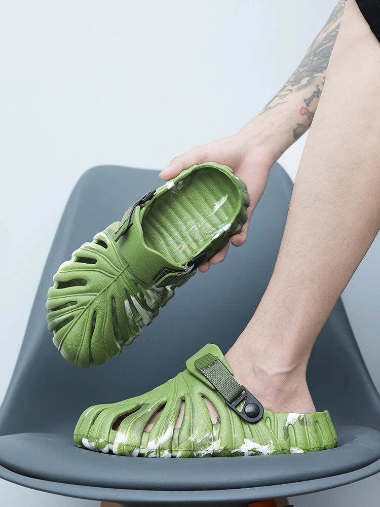 Leaf Luxe™ 🌿 Monstera Slippers