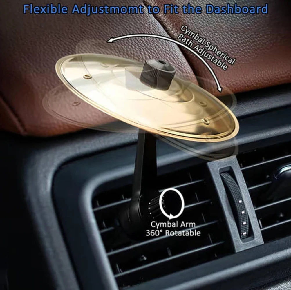 RhythmRide™ 🥁 Mini Car Cymbal