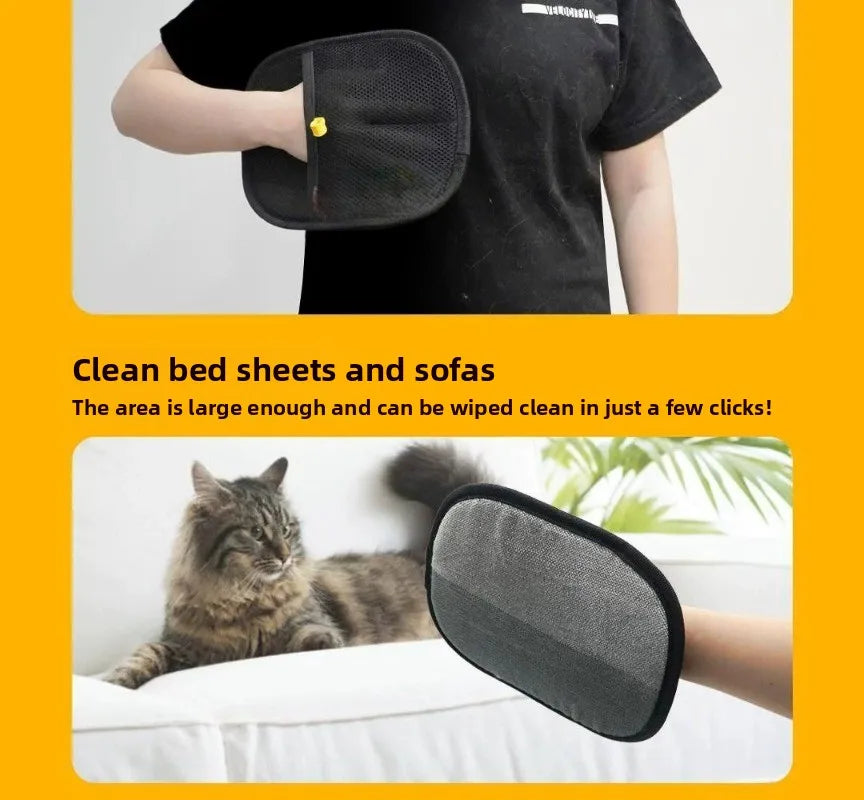 FurSwipe™ 🧲 🐱 Electrostatic Hair Remover Mitt