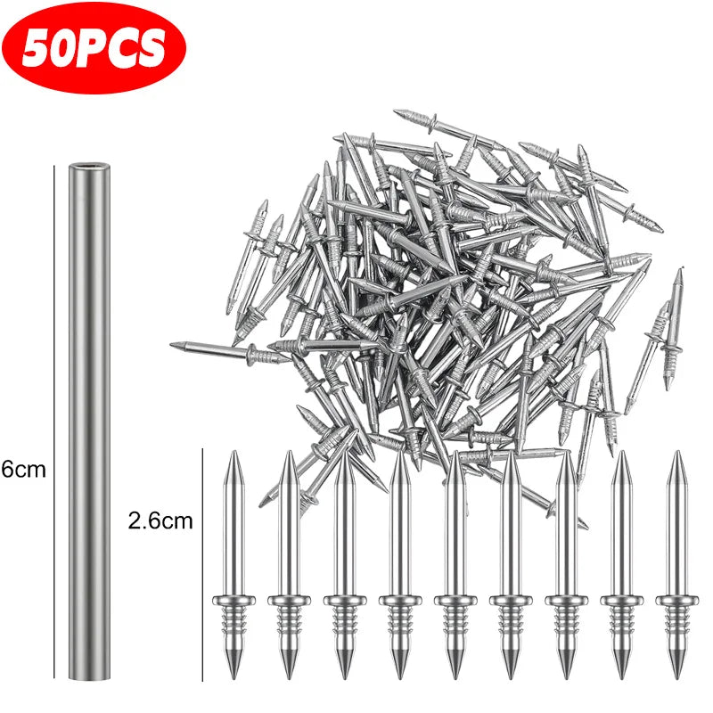 NoTrace™ Double-Headed Wall Fixing Nails 🔨