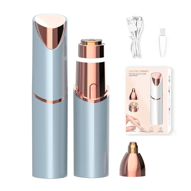 GlowTrim 2-in-1 Facial & Eyebrow Trimmer ✨