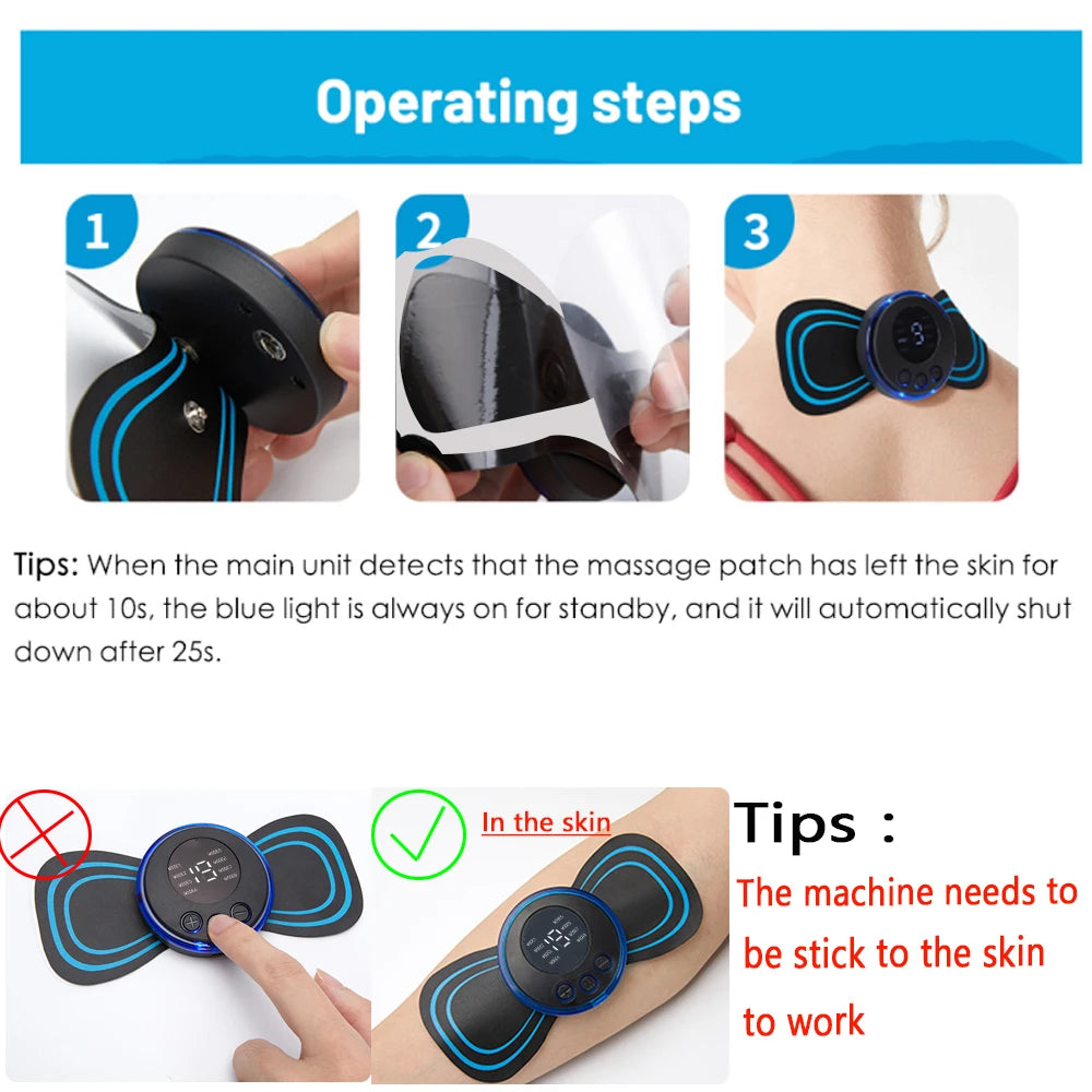 Mini Electric Massager Pads 🚀 💪