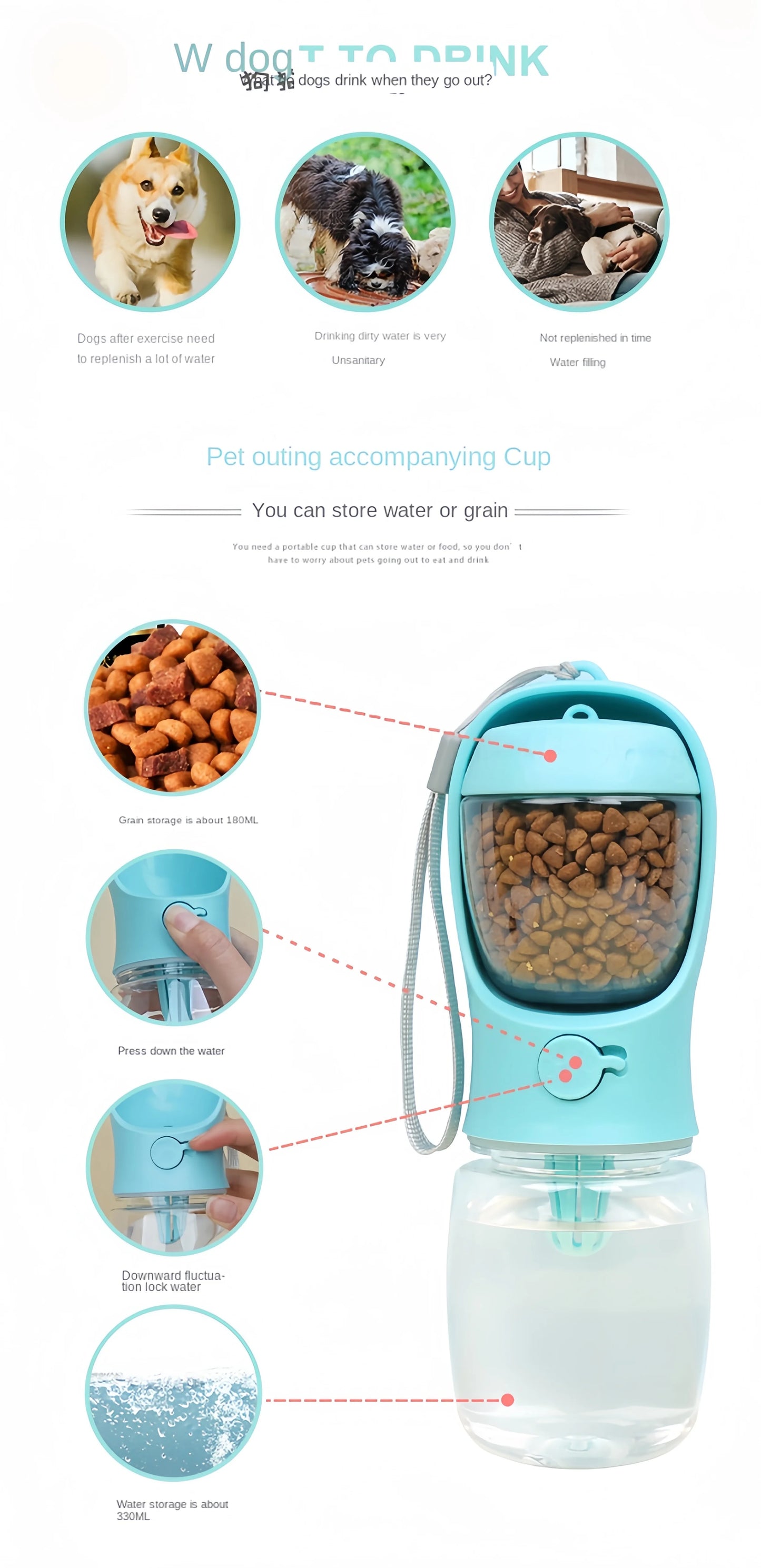 Portable Dog Bottle 🐕 💦