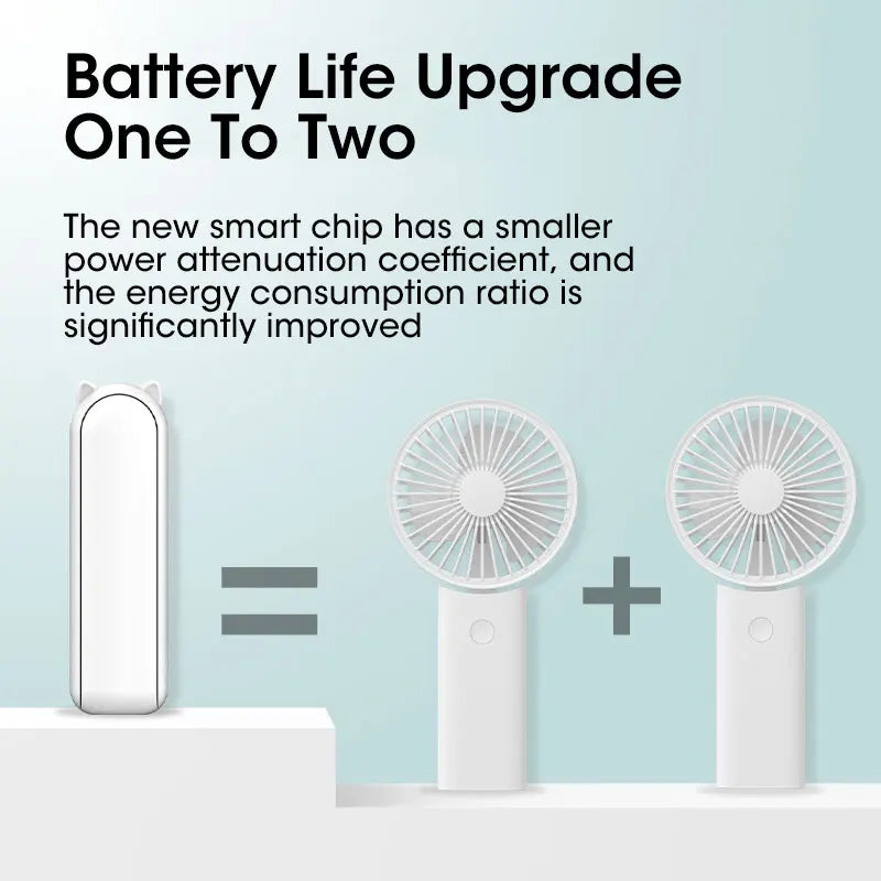Foldable Mini Electric Fan 🌬️ 🧊