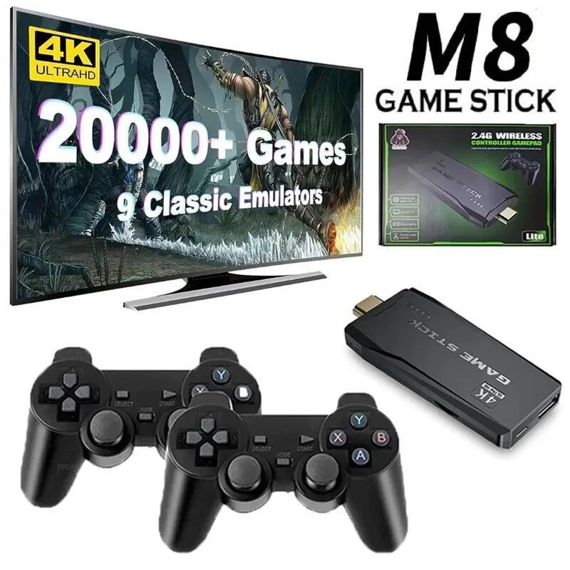 Retro Gaming Stick 🎮 (w/ built-in 20000+ Games)