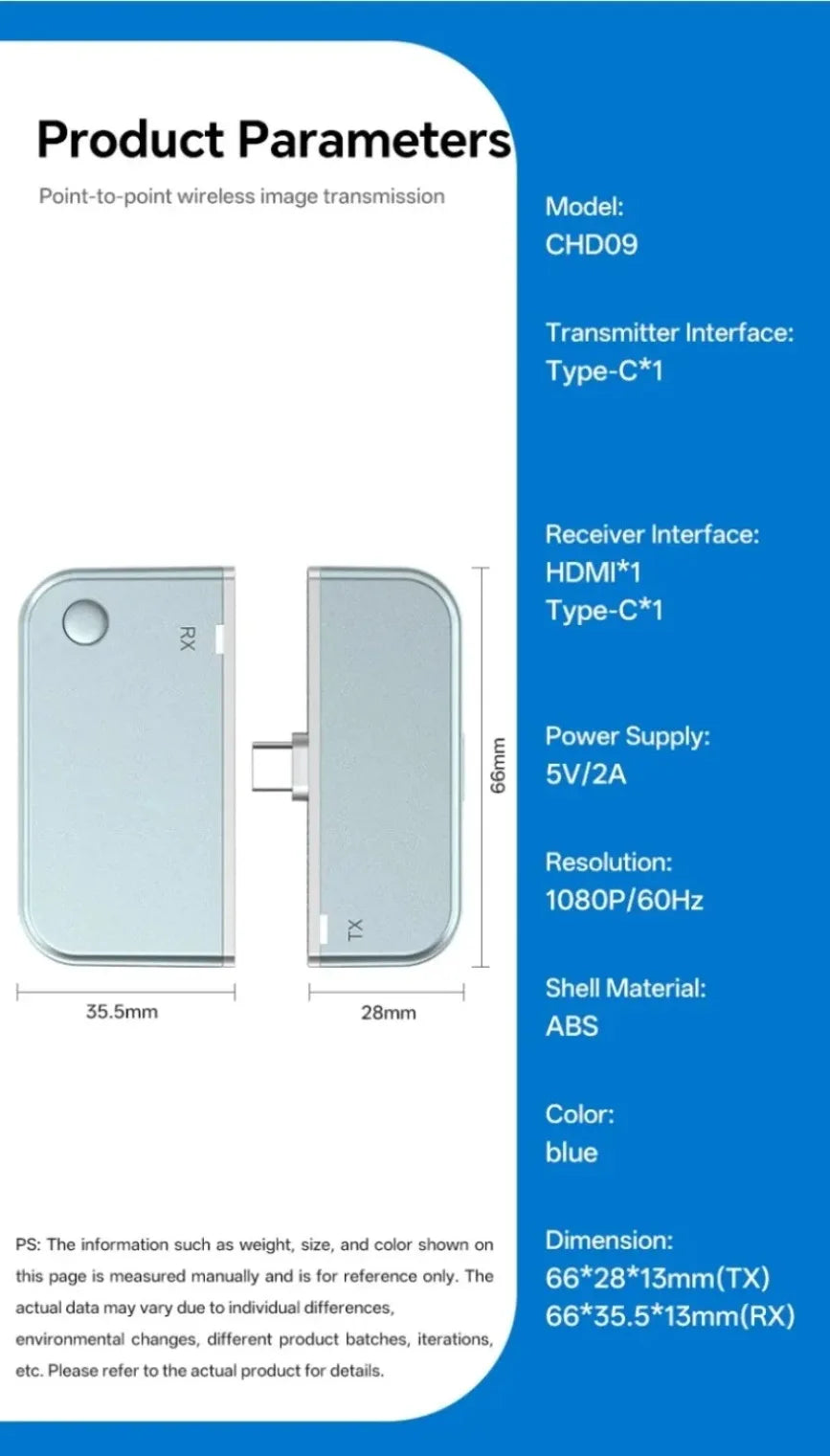 Wireless HDMI Transmitter 📺