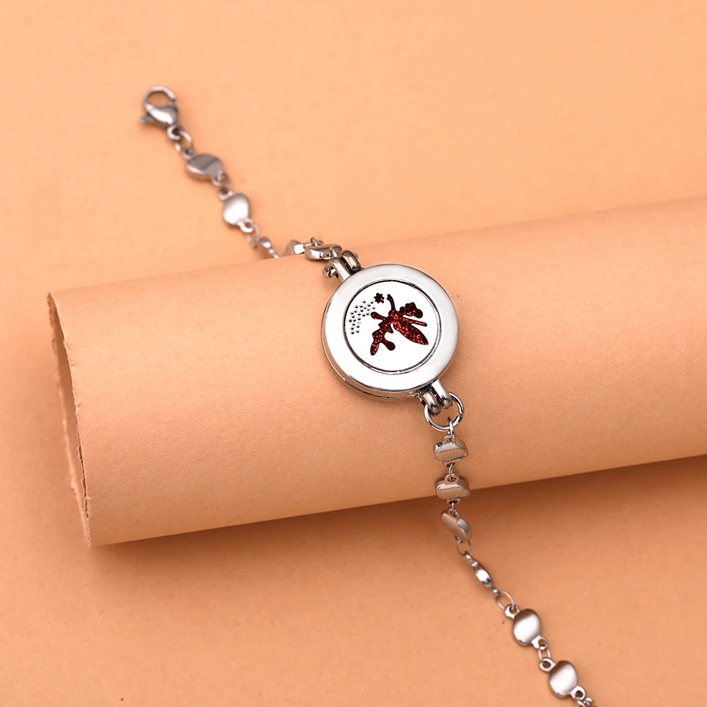 Heart-Shaped ❤️ Aromatherapy Scent Diffuser Bracelet 💎 🌹