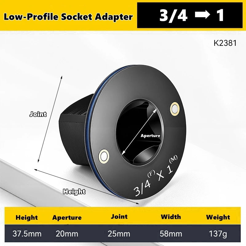 TorqueLink 🔩 Magnetic Impact Socket Adapter Kit
