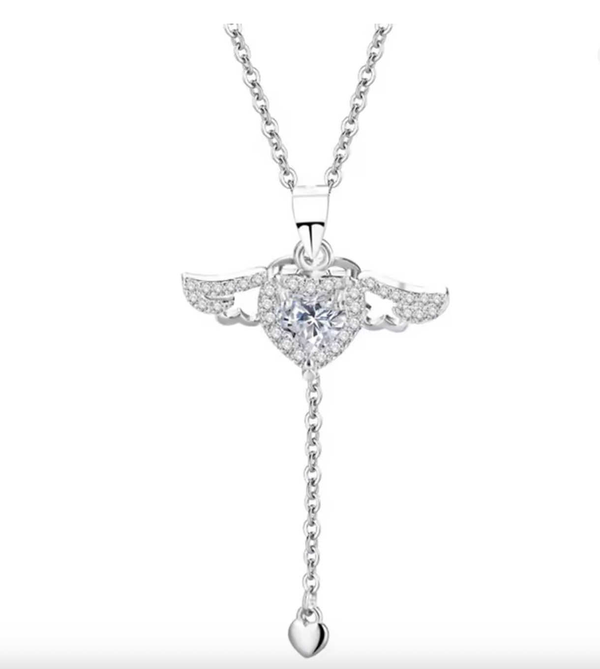 Angel Wings Movement Necklace 💖🪽