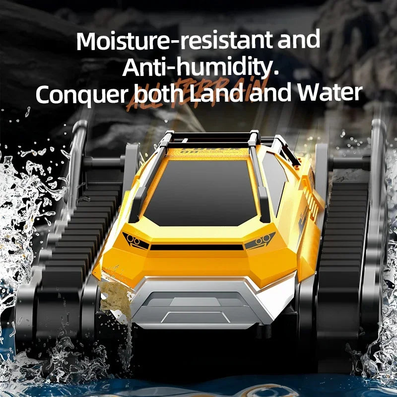 RC Amphibious Tank Car 🏎️