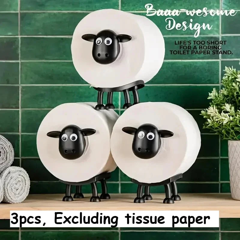 Baa-throom Buddy™ Sheep Toilet Paper Holder 🐑 🧻