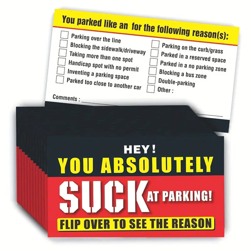Bad Parking Cards ๐
ฟ๏ธโ๏ธ