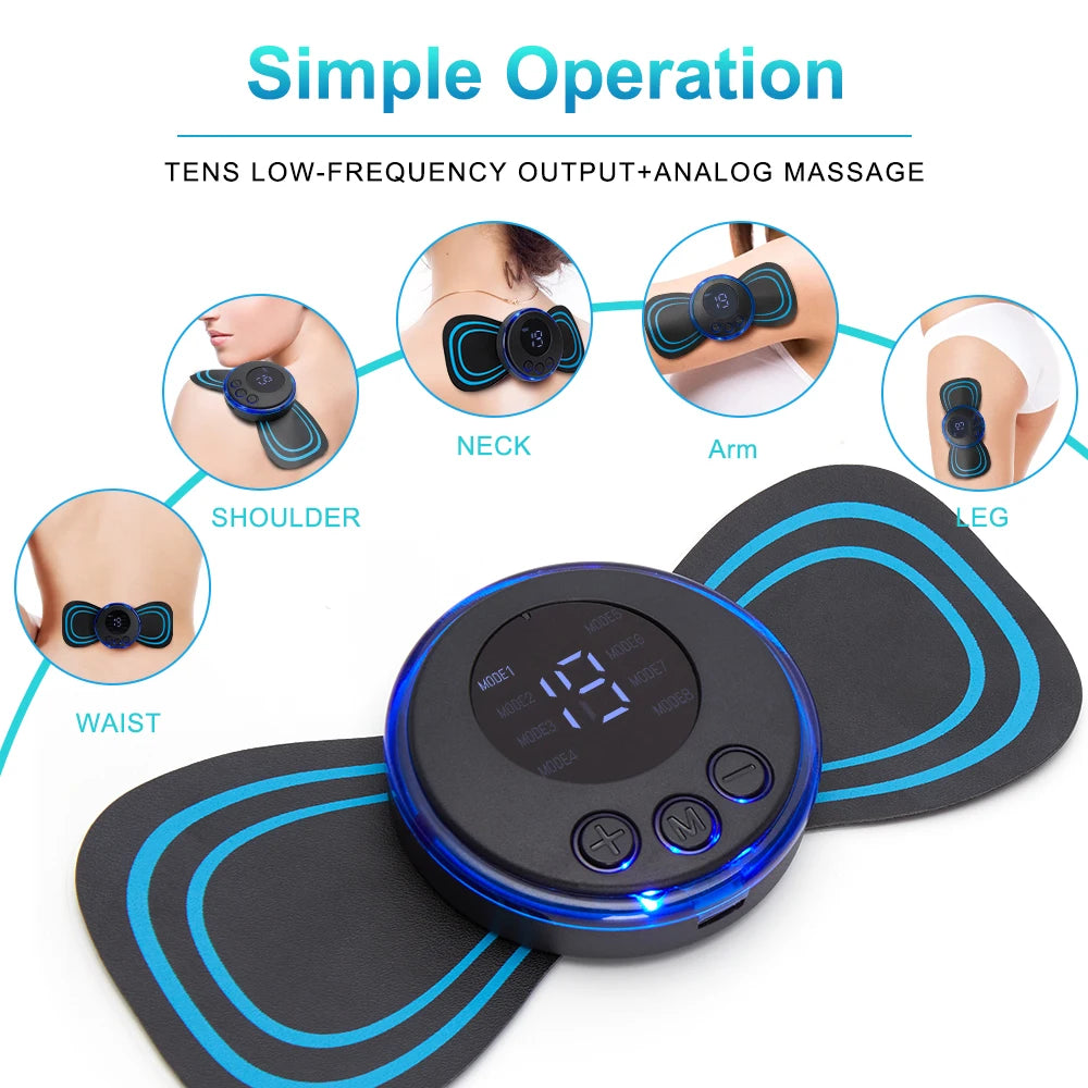 Mini Electric Massager Pads 🚀 💪