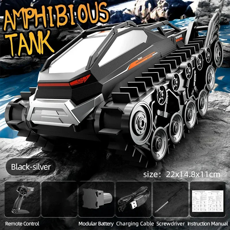 RC Amphibious Tank Car 🏎️