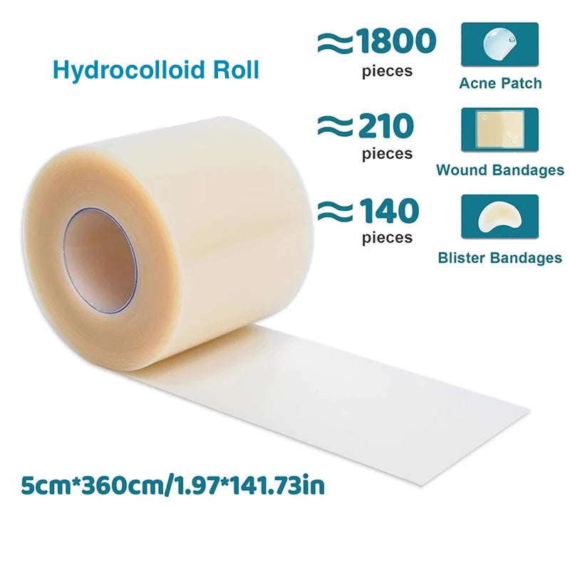 ClearSkin Strip™ ✨ Hydrocolloid or Silicone Roll for Acne, Pimples & Scars