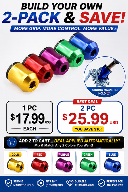 MagniGrip™ 🧲 Magnetic Screw Rings