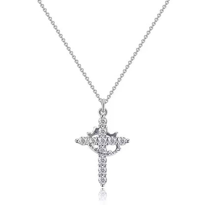 Christian Cross Pendant Necklace ✝️ 💎