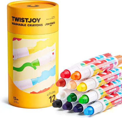 SilkyTwist Washable Crayons 🖍️