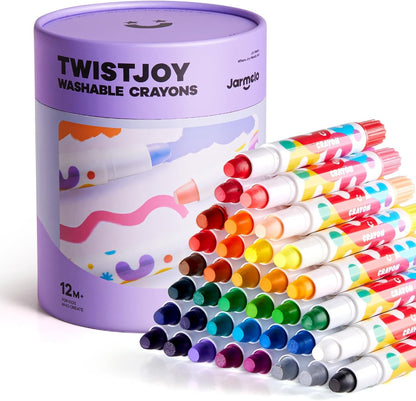 SilkyTwist Washable Crayons 🖍️