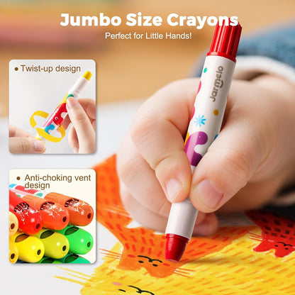 SilkyTwist Washable Crayons 🖍️