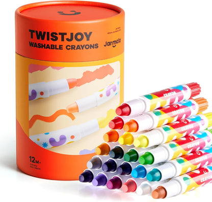 SilkyTwist Washable Crayons 🖍️