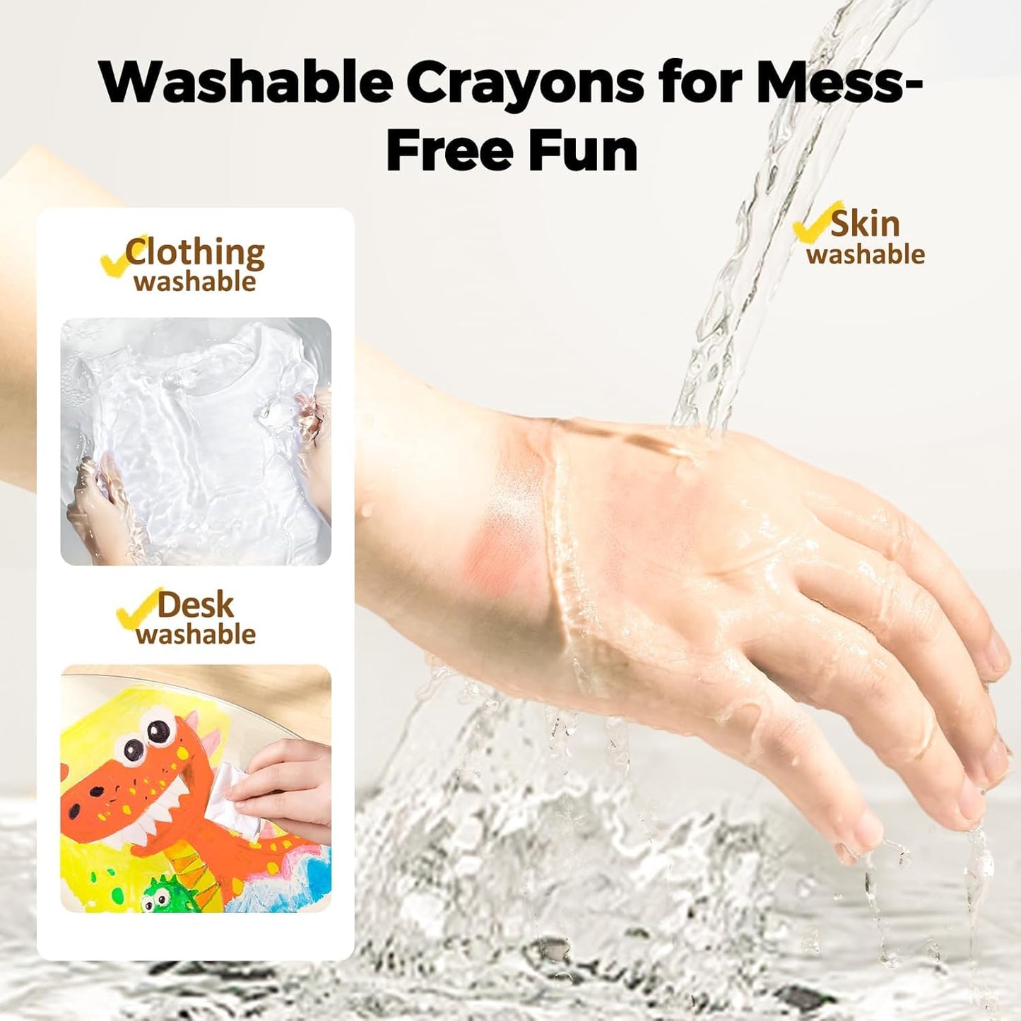 SilkyTwist Washable Crayons 🖍️