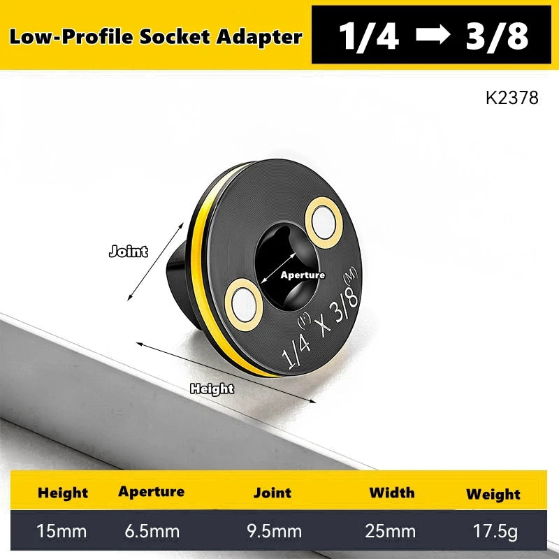 TorqueLink 🔩 Magnetic Impact Socket Adapter Kit