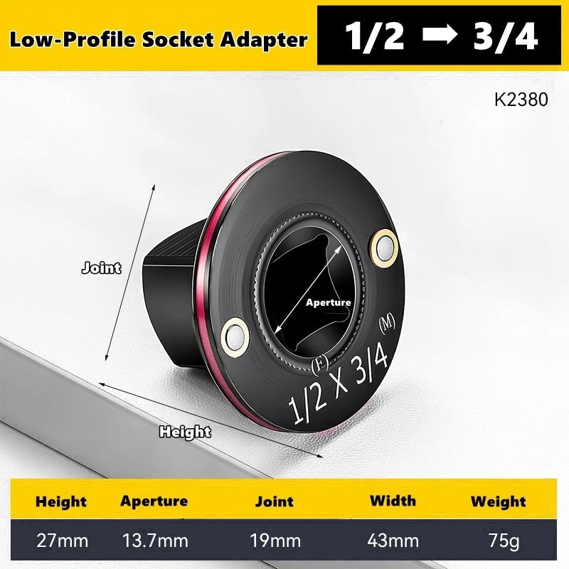 TorqueLink 🔩 Magnetic Impact Socket Adapter Kit