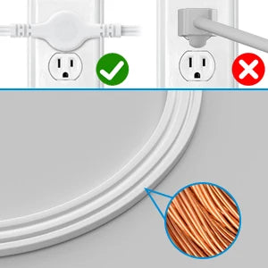 Slim Socket Extension Cord 🔌