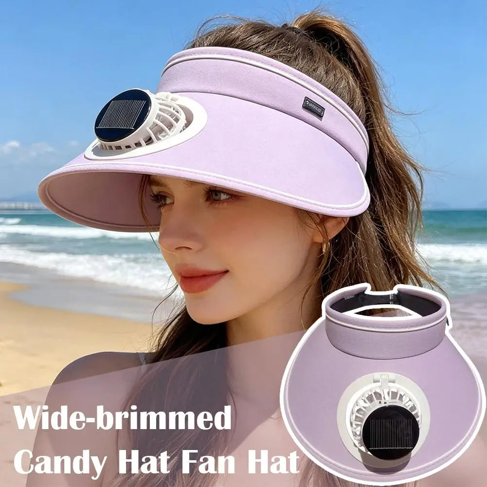 SolarBreeze Fan Hat ☀️🧢🌬️