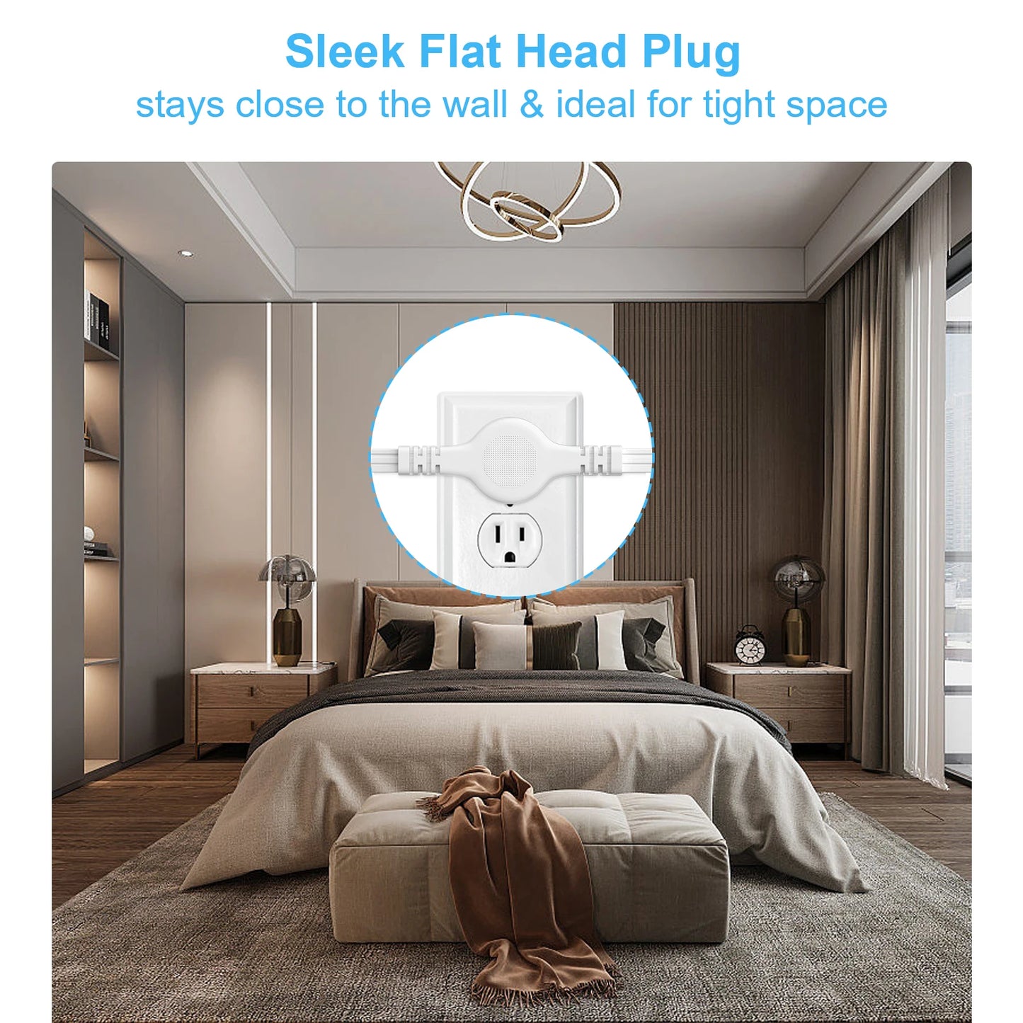 Slim Socket Extension Cord 🔌