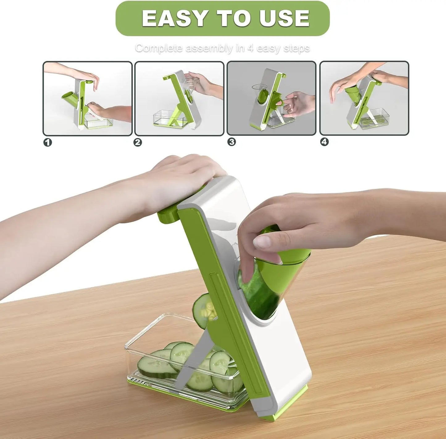 Galaxy Slice Pro – 4-in-1 Mandoline Chopper 🥕🔪