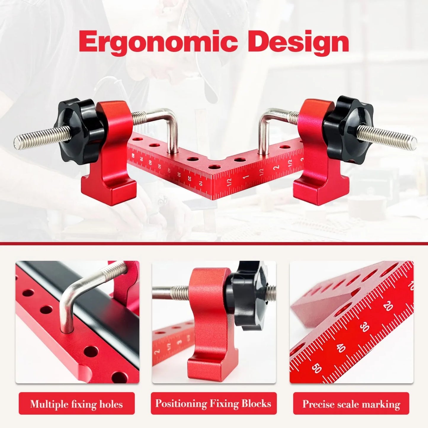 CornerPro 90° Positioning Square Clamps 📐