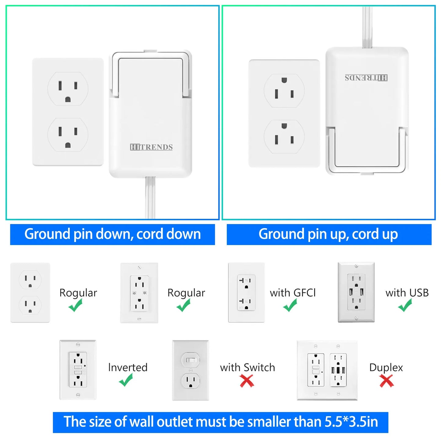 Slim Socket Extension Cord 🔌