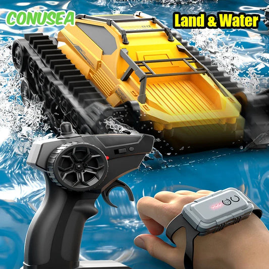 RC Amphibious Tank Car 🏎️