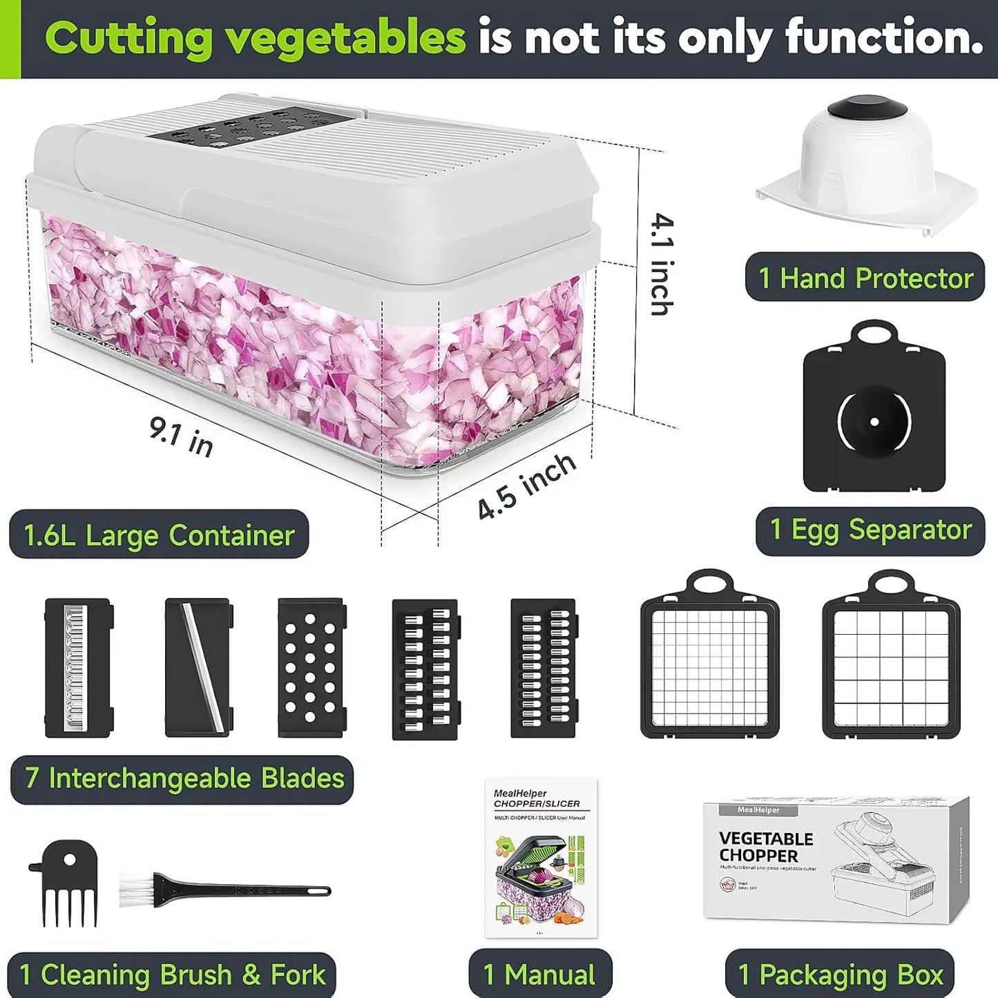 Galaxy Veggie Chopper & Kitchen Tool Set 🥗 🥕