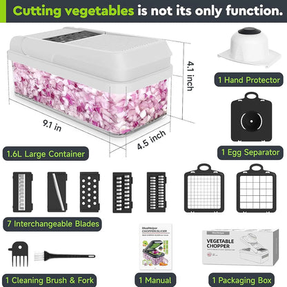 Galaxy Veggie Chopper & Kitchen Tool Set 🥗 🥕