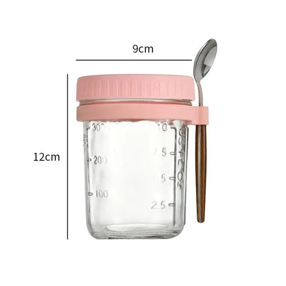 Overnight Oats Glass Jars 🫙