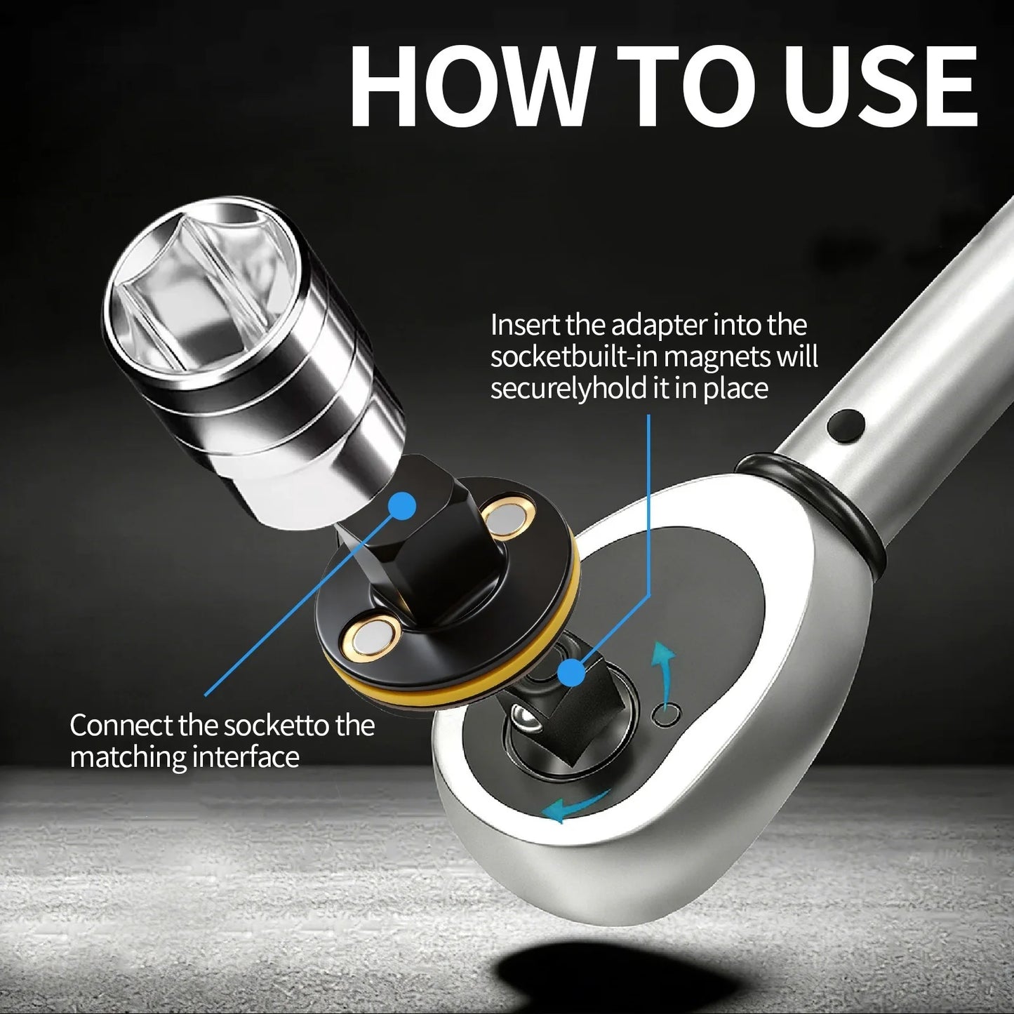 TorqueLink 🔩 Magnetic Impact Socket Adapter Kit