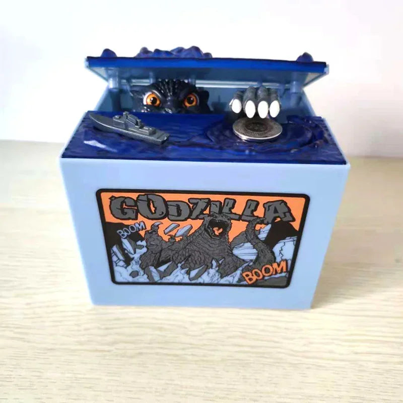 Galactic Godzilla Coin-Eating Piggy Bank 🦖