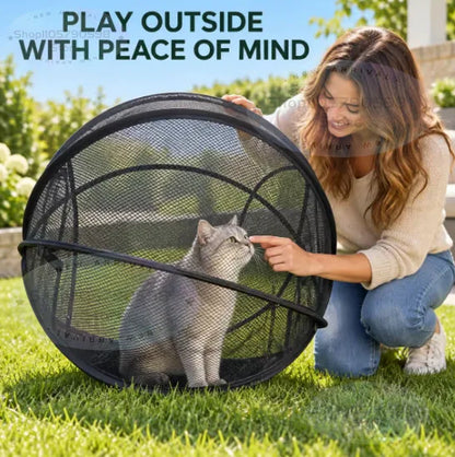 Pop-Up 360° Cat Playpen 🐱