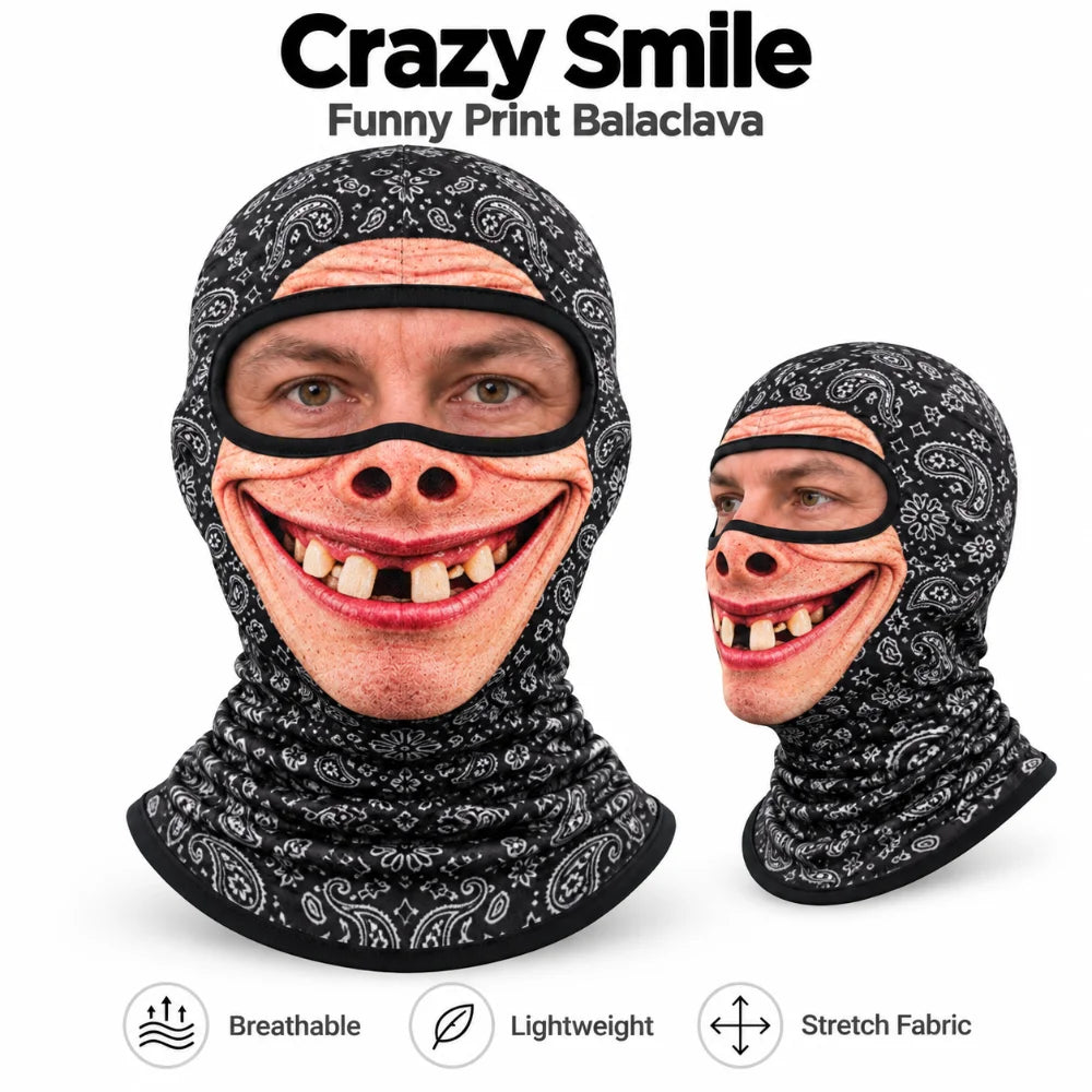 Funny Face Balaclava 🤣 👴🏻