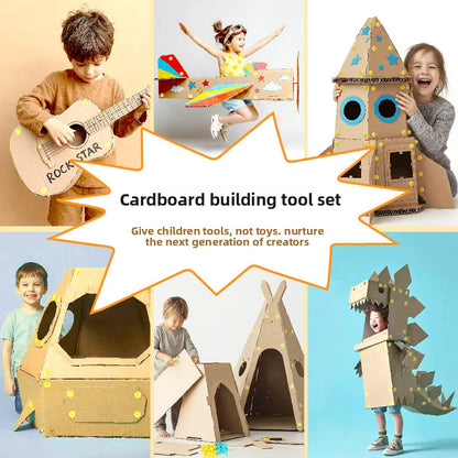 BuildCraft Kids™ DIY Cardboard Construction Kit 🛠️📦