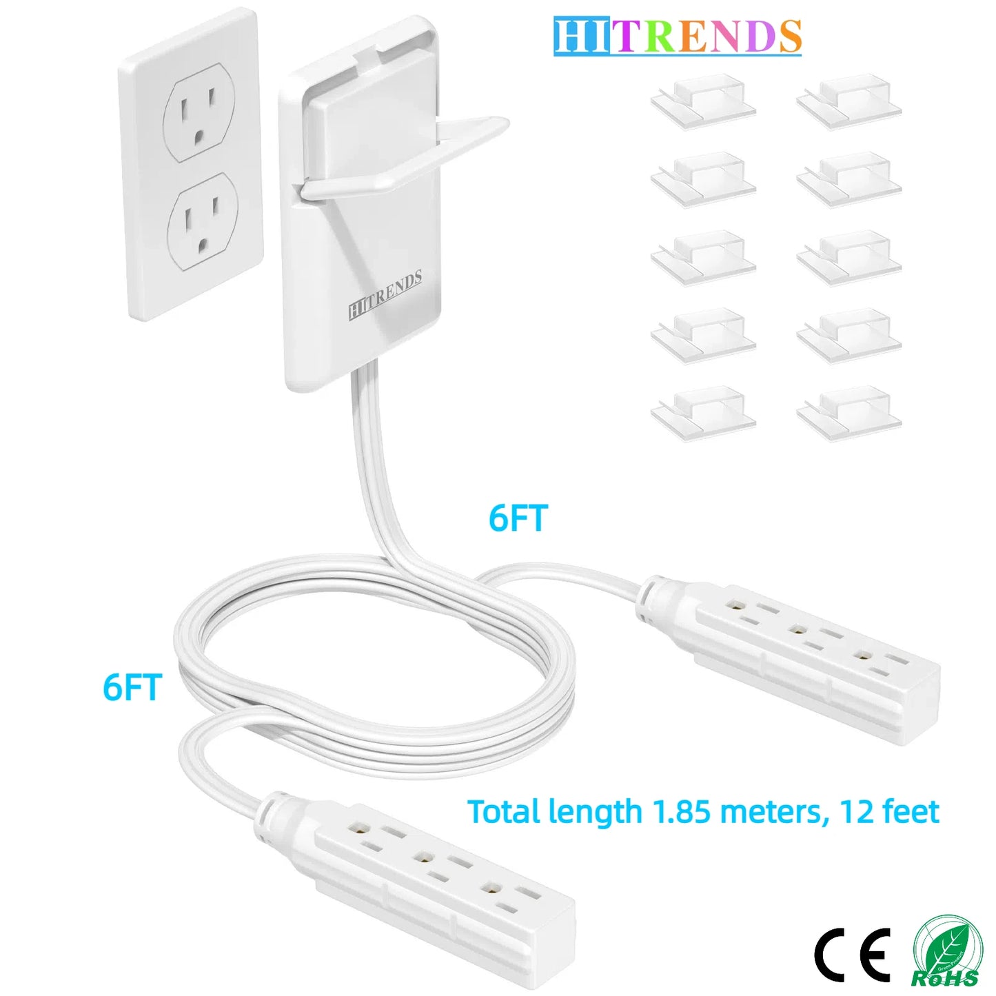 Slim Socket Extension Cord 🔌