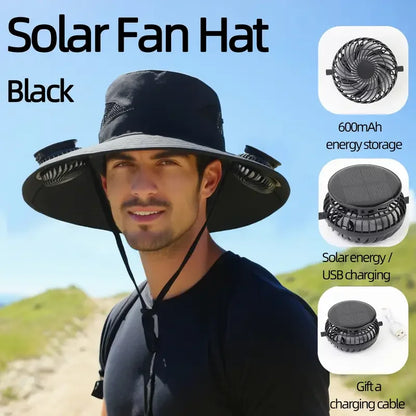 SolarBreeze Fan Hat ☀️🧢🌬️