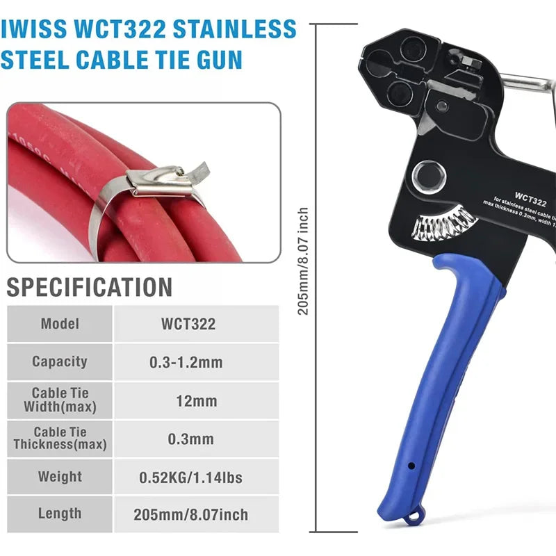 Cable Tie Tensioning & Cutting Tool 🔧